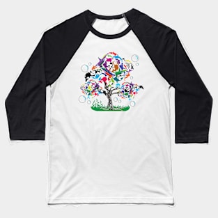 Whale Killer Tree Baseball T-Shirt